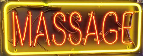 Massage Neon Sign Neon Signs Massage Therapy Signs