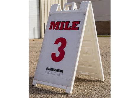 Race Day Events Mile Markers Race Day Events