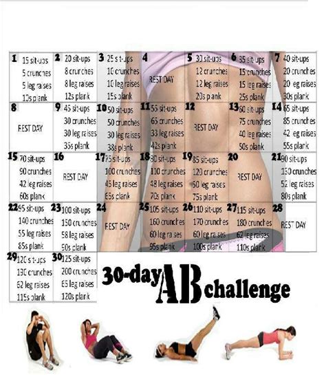 30 Day Ab Workout Musely