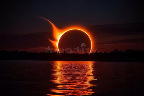 Total Solar Eclipse With Spectacular Celestial Alignment And