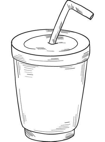 Soda Coloring Page Free Printable Coloring Pages