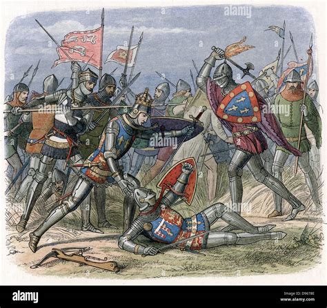 Hundred Years War Between England And France 1337 1453 Battle Of