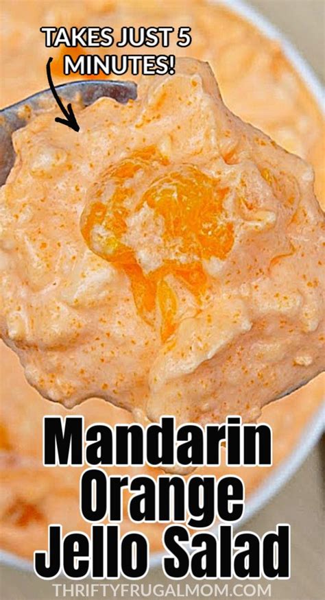 This Creamy Mandarin Orange Jello Salad Is Such A Fun Side Dish It