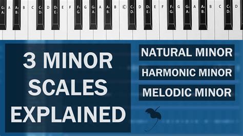 3 Minor Scales Natural Harmonic And Melodic Youtube