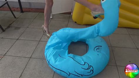 Inflatable Popping With Special Shoes Youtube
