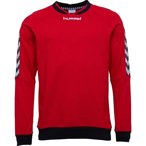 Buy Hummel Mens Stay Authentic Sweat True Red