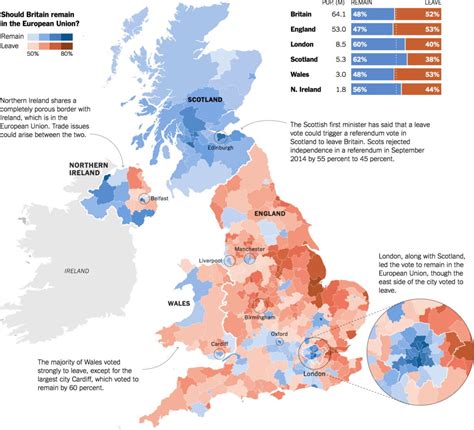 Mapping The Eu Referendum Results The Map Room