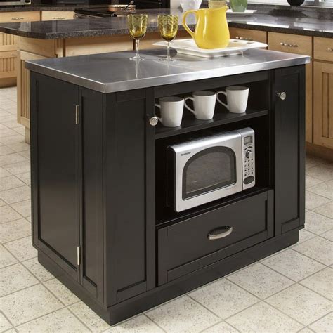 From kitchen island legs to butcher block legs; Shop Home Styles 42-in L x 24 1/4-in W x 36-in H Black ...