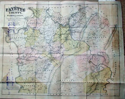 1900s Road Maps Of Pennsylvania