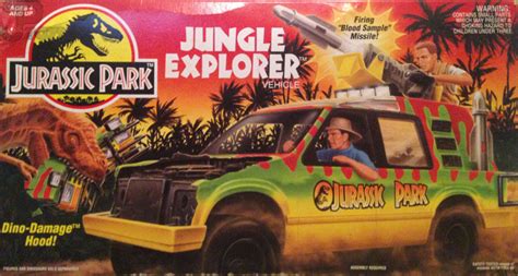 Vintage 1993 Kenner Jurrasic Park Jungle Explorer Vehicle Jeep Toy Car