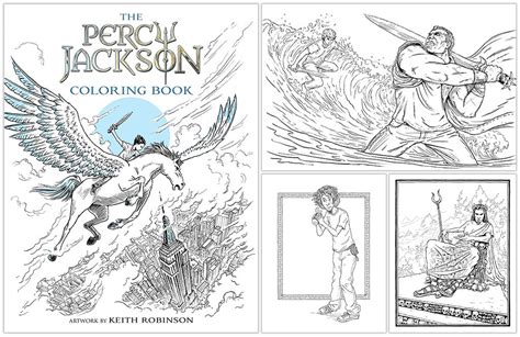 Behind The Book The Percy Jackson Coloring Book Illustrated By Keith