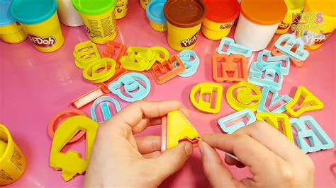 Abcde Clay Games For Kids Dough Game A B C D E Play Doh A B C D E