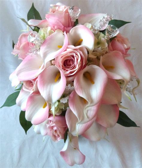 Wedding Bouquets With Hydrangeas And Calla Lilies White Roses