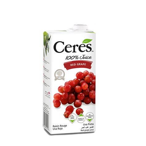 Ceres 100 Juice Red Grape 1ltr
