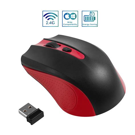 24g Wireless Mouse Nano Usb Receiver Portable Usb Cordless Optical