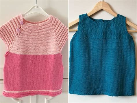 Easy Baby Dresses Free Knitting Patterns