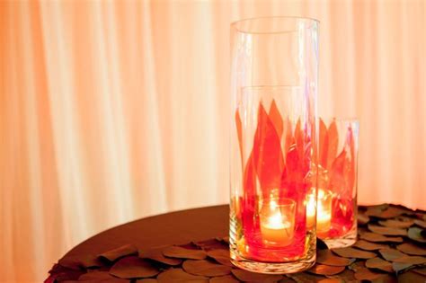 Fire And Ice Themed Centerpieces