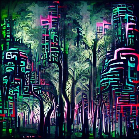 Cyberpunk Forest By Martinestella On Deviantart