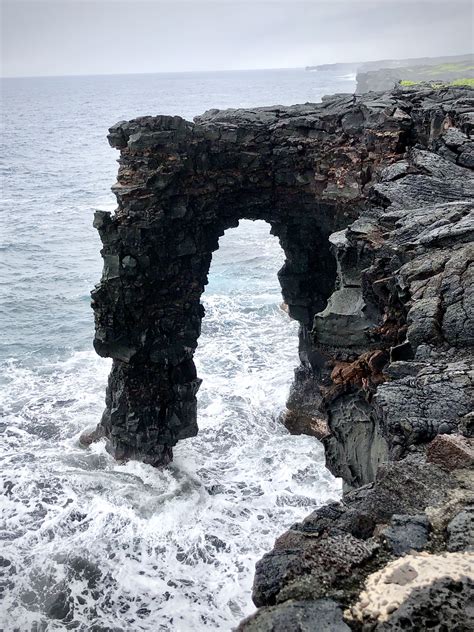 Holei Sea Arch At Ahawaii Volcanoes National Park Volcano National Park National Parks Park