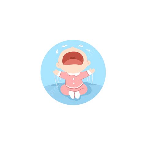 Babie Crying Clipart Png Images Baby Crying Cartoon Character Before Going To Bed Baby Crying