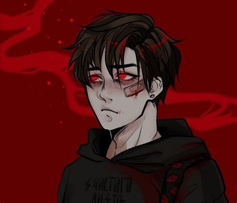 Grunge Red Aesthetic Anime Boy Insight From Leticia