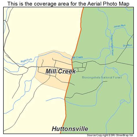 Aerial Photography Map Of Mill Creek Wv West Virginia