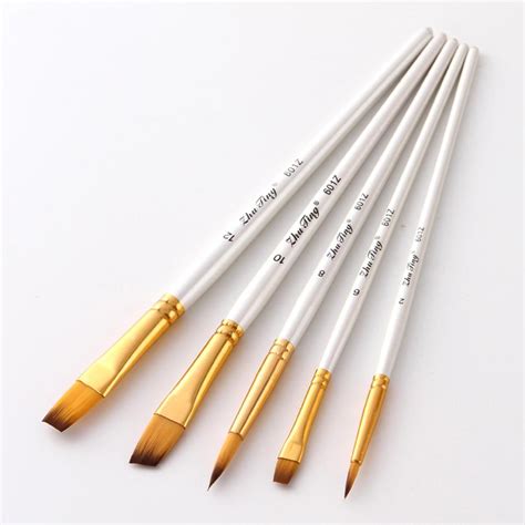 5pcs Professional Painting Brushes Set Acrylic Oil Watercolor Artist