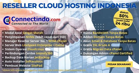 Reseller Cloud Hosting Indonesia Connectindo