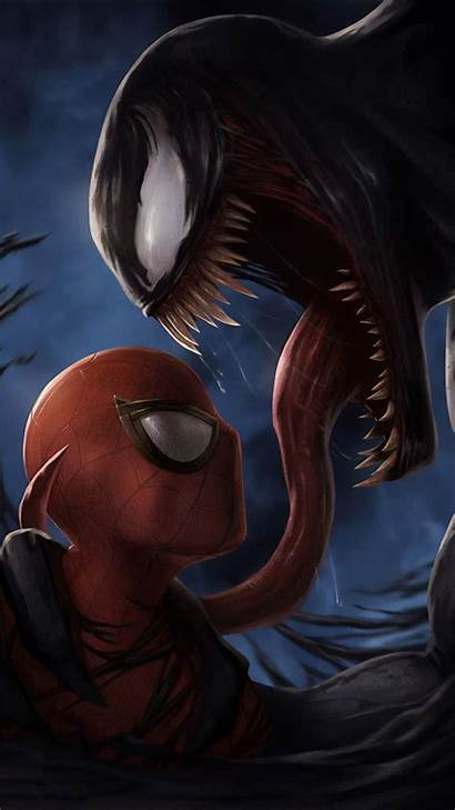 Venom Spider Vs Iphone Spiderman Wallpapers Horror