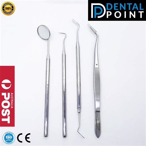 Basic Diagnostic Kit Tool 4 Pcs Dental Examination Dental Point Pty Ltd