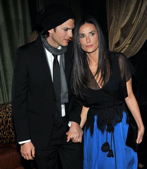 Why Demi Moore Says She Was Clinging Too Tight To Ashton Kutcher During Their Marriage