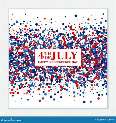 4th Of July Festive Poster American Happy Independence Day Design