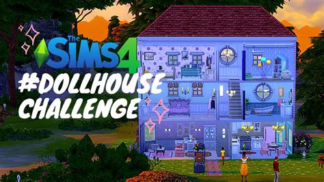 Sims 4 Dollhouse Challenge Speed Build 🤫 No Talking Youtube