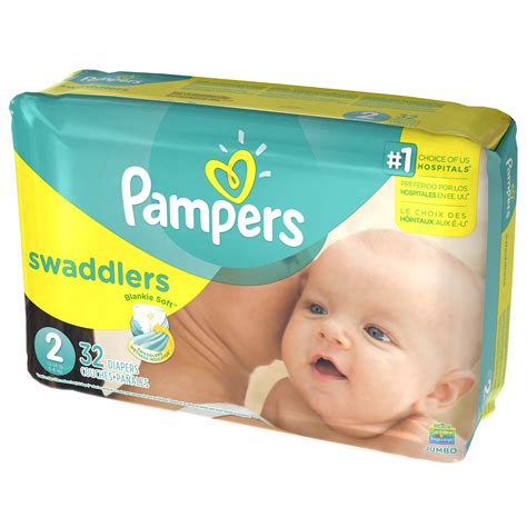 Pampers Swaddlers Diapers Size 2 32 Count
