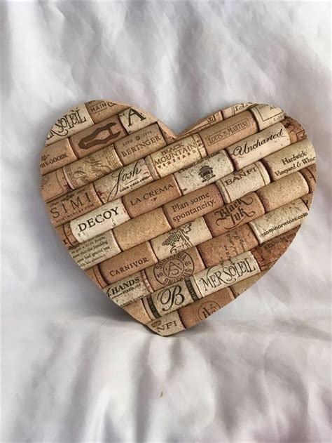 Its Finally Here A Big And Beautiful Rustic Wine Cork Heart For Your