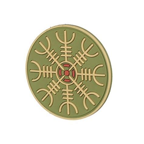 M Tac Helm Of Awe Viking Morale Patches Pvc Norse Rune Vegvisir Morale