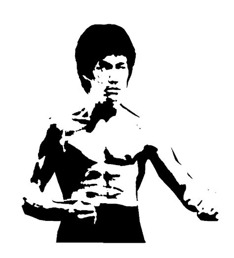 Black and white vector image of bruce lee in photoshop bruce lee was a hong kong american martial artist, hong kong action film actor, martial arts instructor, filmmaker, and the founder of jeet ku… Bruce Lee - Free Coloring Pages