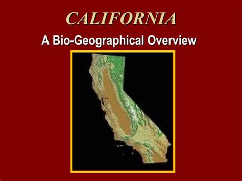 Californias Bioregions A Bio Geogrphic Overview Ppt