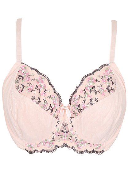 Entice Embroidered Non Padded Bra Lingerie George At Asda