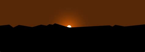 Mountains Sunset Wallpaper Sun Behind Horizon Vector Picture Twilight