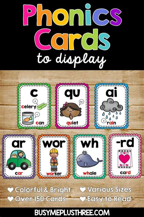 These Are Great Phonics Posters For Your 1st Or 2nd Grade Classroom