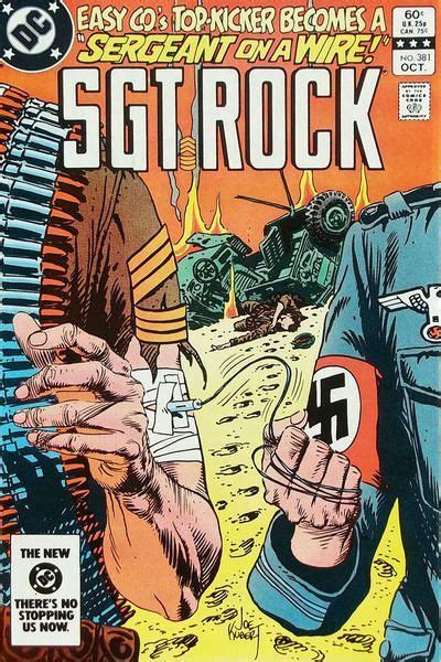 Sgt Rock 381 War Comics Comic Covers Sergeant