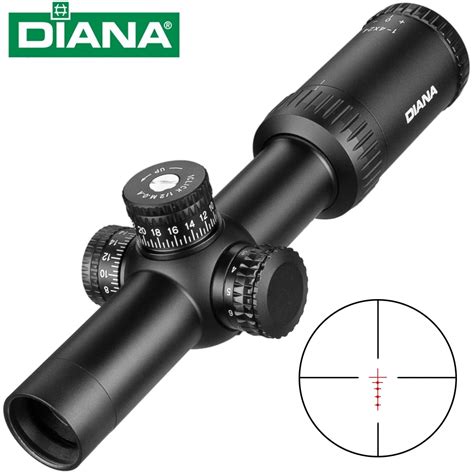 Diana X Reticle Tactical Riflescope With Target Turrets Hunting Hot Sex Picture
