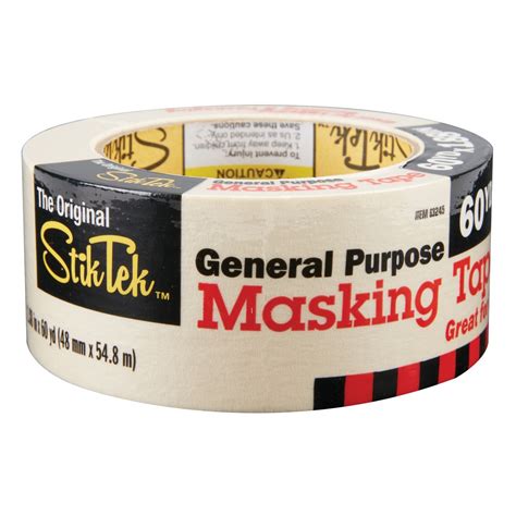 60 yd x 1 88 in general purpose masking tape