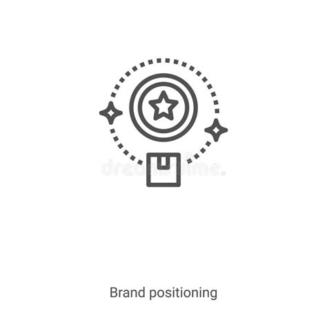 Logo Icon Vector From Brand Positioning Collection Thin Line Logo