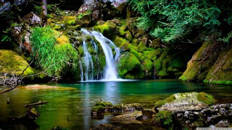 Waterfall Nature Scenery Wallpaper Download Mobcup