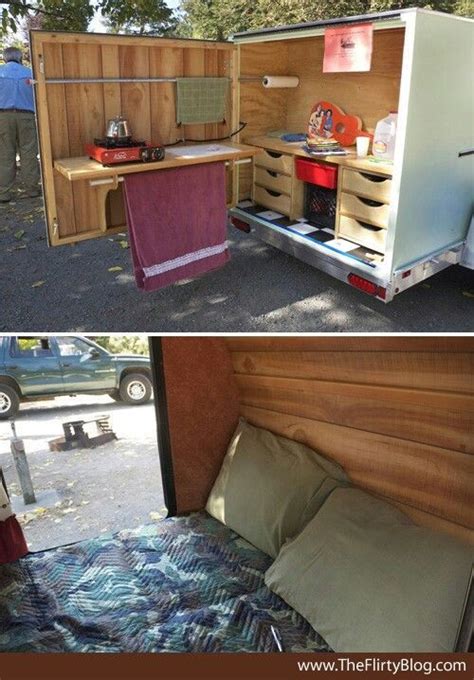 Find This Pin And More On Teardrop Trailers Ideas Cargo Trailer Camper
