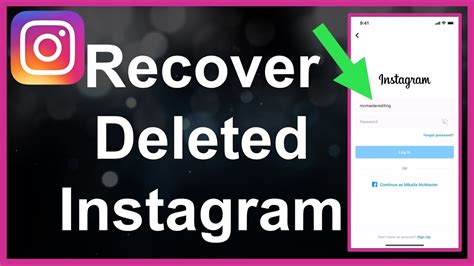 How To Recover Deleted Instagram Account Youtube