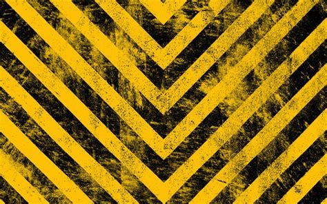 Download Wallpapers Warning Tapes 4k Grunge Backgrounds Warning