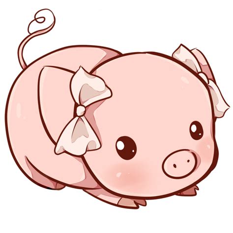 Kawaii Pig By Dessineka On Deviantart Kawaii Pig Kawaii Drawings